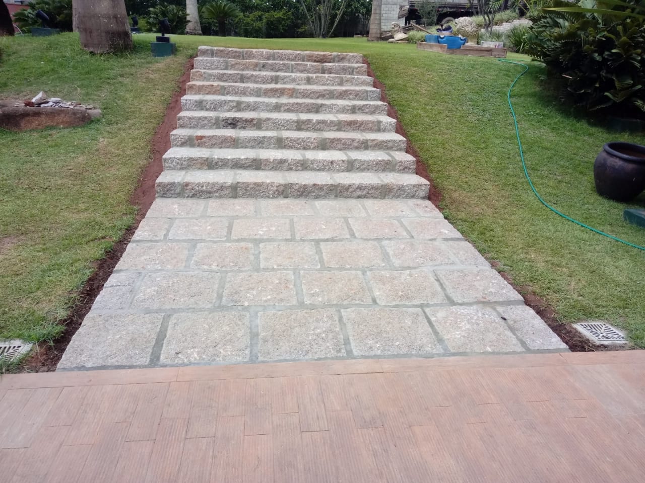 Escadas de pedras